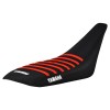 Yamaha YFZ 450 Seat Cover 2004-2013 all BLACK/ BRIGHT RED