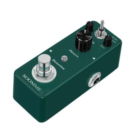 SOOMME Distortion Guitar Pedal Mini Single Guitar Effect Pedal for Electric Guitar Bass True Bypass (Distortion)