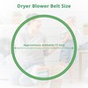 Seamless Green Coarse Belt Seamless Portable Compact Dryer Fan Belt