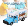 1/28 Simulation Multi Function Light Music Pull Back Toy Car