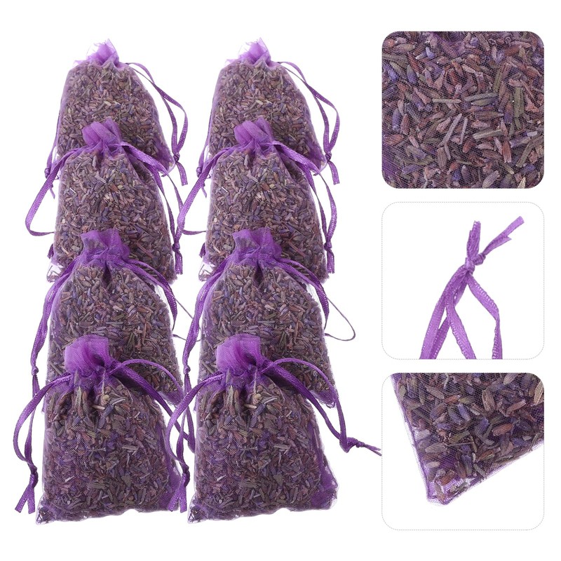 BUGUUYO 12 Pack Natural Flower Sachets Bag Drawer Scented Sachets