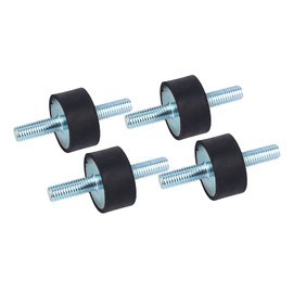 4pcs Rubber Vibration Insulation Mount Rubber Mount Anti-Vibration Isolator Anti-Vibration Rubber Anti-Vibration Device Vibration Shock Absorption 30x15mm M8*23
