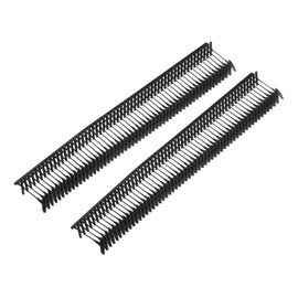 MECCANIXITY 3000pcs Standard Tagging Gun Fasteners 0.6x0.3 Inch Plastic Tags Clothing Tag Black 10mm/0.4inch Tags Barbs Attachments for All Standard Price Tag Gun