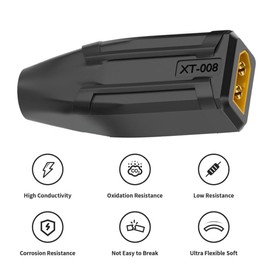 chenyang XT60 to DC Adapter, DC 5.5 x 2.5 mm Female to XT60 Male Bi-Directional Charging Converter for Aircraft Models/Car Models Charging Cable XT60 Model Plug