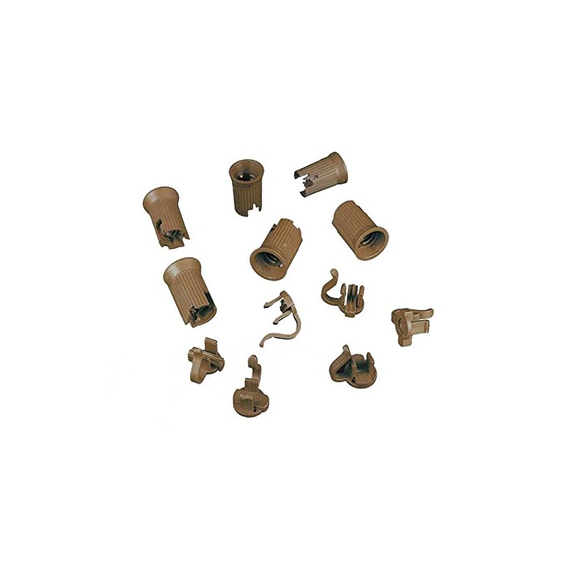 Novelty Lights 50 Pack C7 Replacement Sockets, Brown, SPT-1