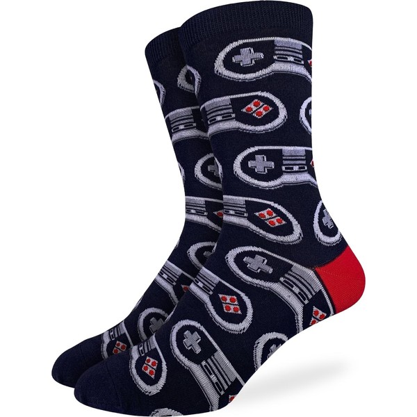 Good Luck Sock Men's Video Game Controller Socks, Adult, Shoe