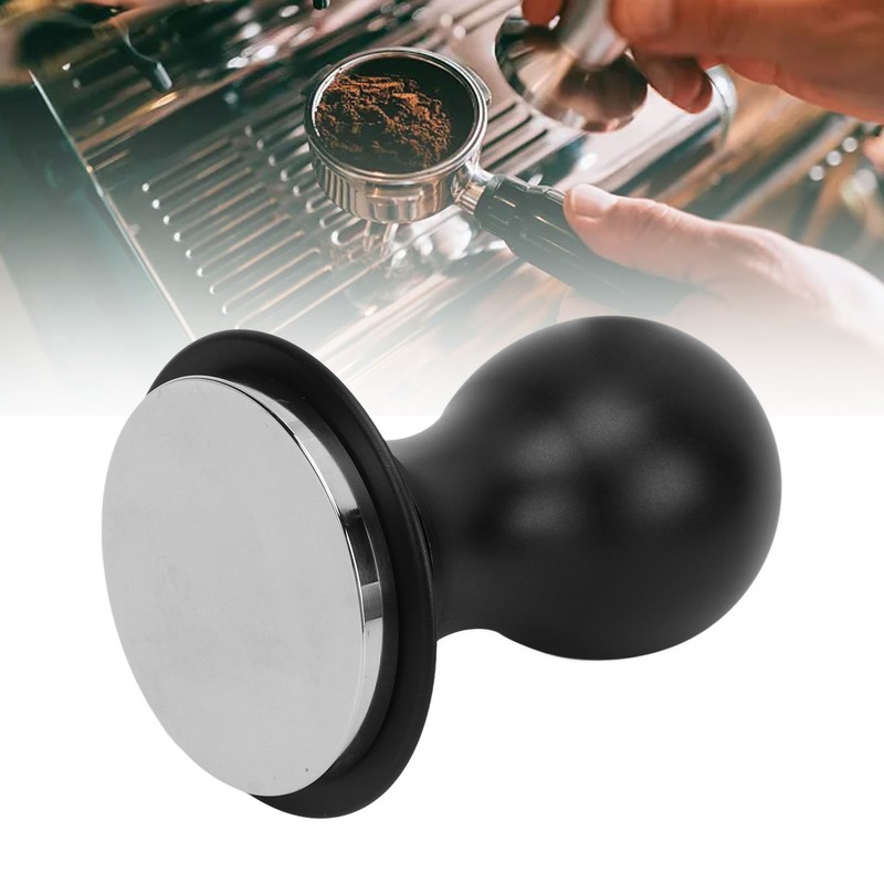 Coffee Tamper Stirrer Set Stainless Steel Base with Scale Spring