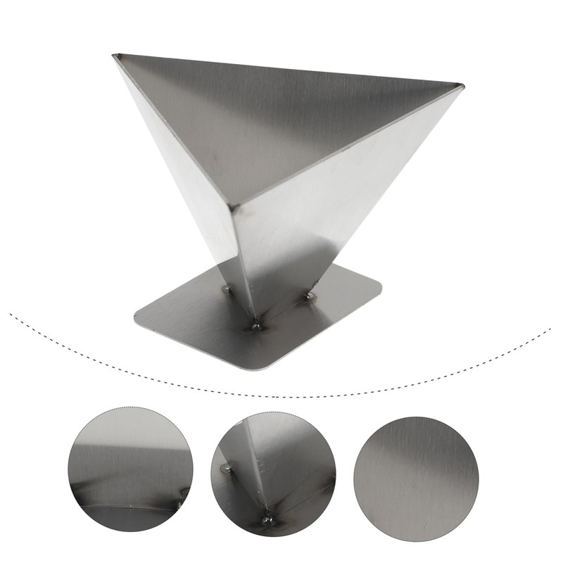 Alipis Efficient Rice Pudding Shaper Stainless Steel Triangle Mold Simplify