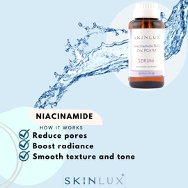 SKINLUX Niacinamide%10 + Zinc Pca%1 Skin Care Serum, 1 FL OZ (30ml)