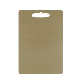Core Steel Stainless Steel Heavy Duty Dishwasher Safe Cutting Board - Made in USA - Durable and Versatile Kitchen Tool for Precise and Effortless Food Preparation - (11.4"L x 7.9"W) (Gold)