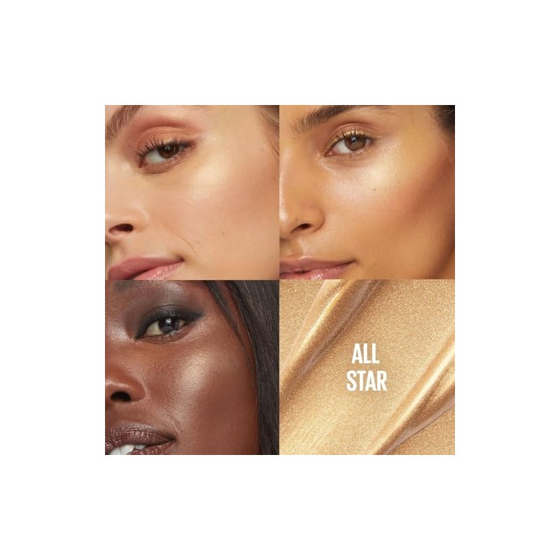 Maybelline Sunkisser Iluminador Líquido, Efecto Sol al Instante, Fórmula de