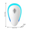 6 Pack Pest Repellent Ultrasonic Plug In Multifuntional Rodent Mouse