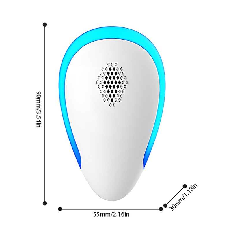 6 Pack Pest Repellent Ultrasonic Plug In Multifuntional Rodent Mouse