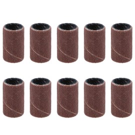 uxcell 1/4 Inch x 1/2 Inch Sanding Sleeves 600 Grits Sandpaper Band Drums 10 Pcs