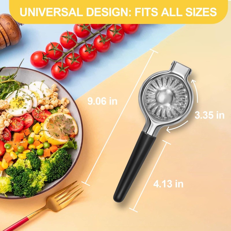 ZNCZHZN Premium Lemon Squeezer, Upgrade 316L Stainless Steel Lemon Juicer,