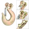 GENHAKON 4 Pack 1/2 inch Forged Steel Clevis Slip Hook