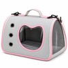 HTMCK Foldable Pet Carrier Bag – Breathable Soft-Sided Shoulder Travel