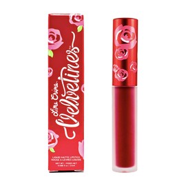 Lime Crime Velvetines Long-Lasting Liquid Matte Lipstick, Red Rose -Ruby Red - French Vanilla Scent - Long-Lasting Liquid Metal Matte Lipstick - Won't Bleed or Transfer - Vegan