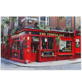 Oarencol Dublin Ireland Temple Bar Landscape Jigsaw Puzzle 500 Pieces Puzzles for Adults Kids