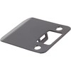 Round Corner Extended Lip Strike Plate, 2-1/4" x 2", (2-1/2"