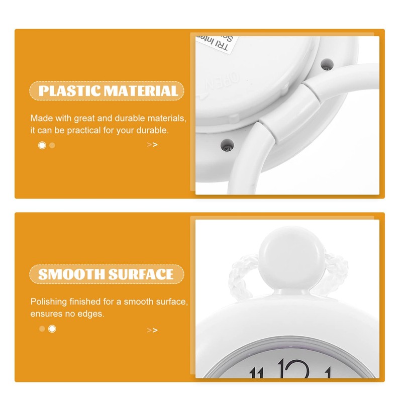 BESPORTBLE Bathroom Clock Shower Clock: Waterproof Shower Clock Hanging Clock