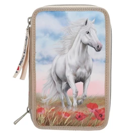 Depesche Miss Melody 13341 Triple Pencil Case Poppy Sand