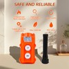 Jadeshay Pulsantiera Impermeabile per Paranco Gru Sospesa,Interruttore Sollevamento SU/GIÙ 250V/5A