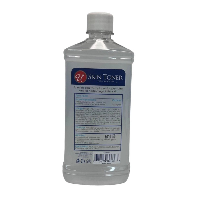 Universal Skin Toner with Aloe Vera For Face & Body,