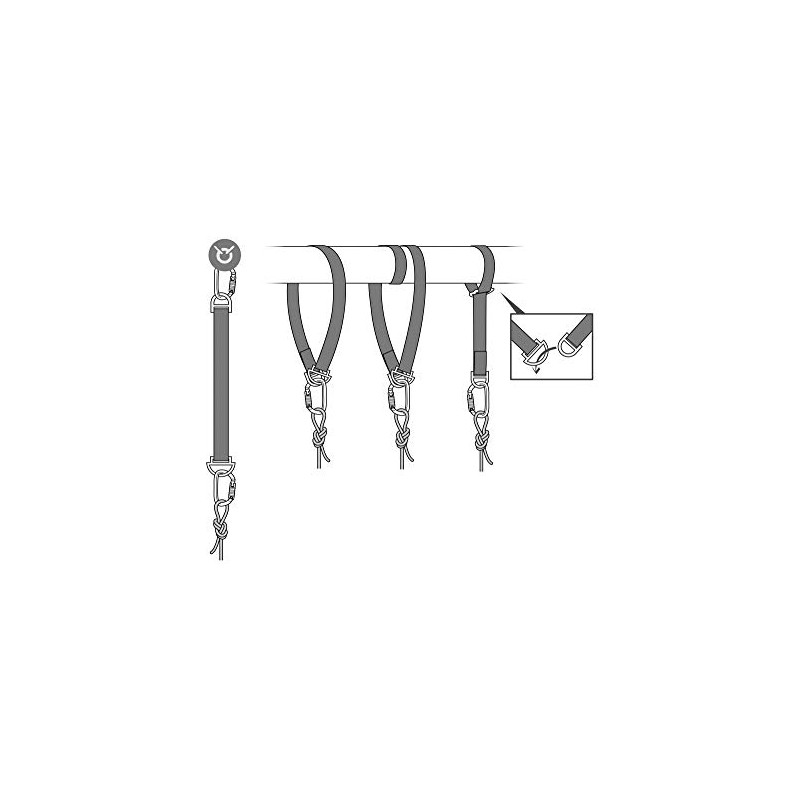 PETZL Connexion Fixe Climbing Accessories, Multi-Colour, One Size