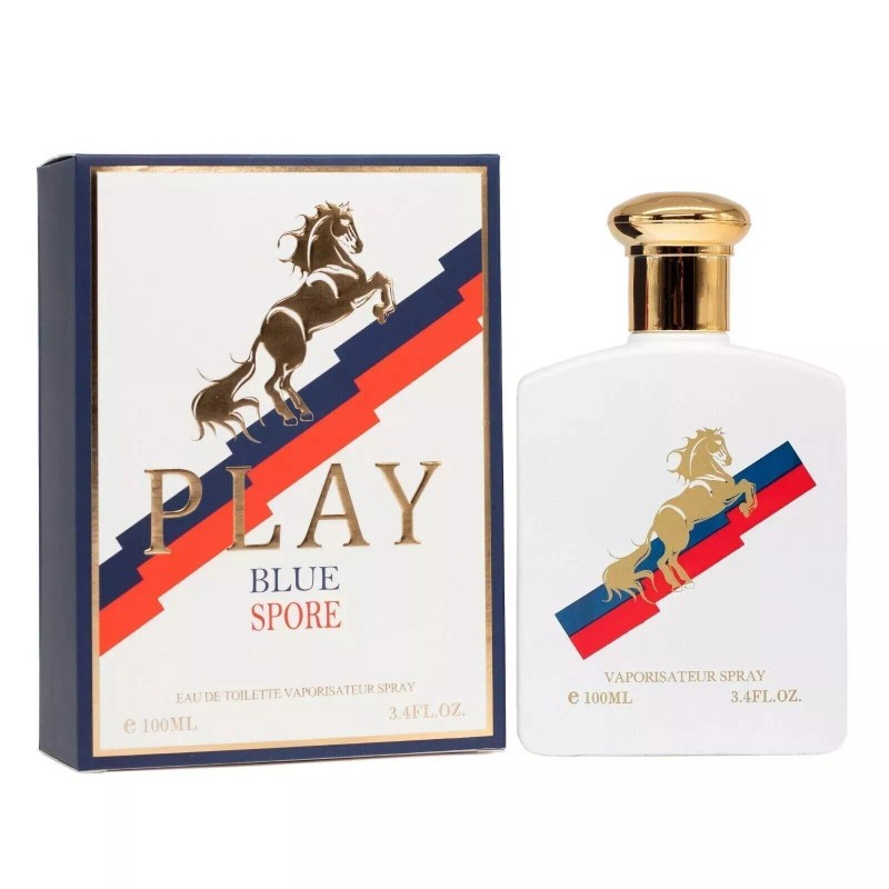 EBC Play Blue Spore EBC 3.4oz EDT Spray for Men