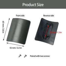 YJFY E Scooter Number Plate Holder E Scooter Number Plate Holder for E Scooter E Scooter License Plate Holder with Reflective Sticker and Screws for M365 Pro2 (Black)