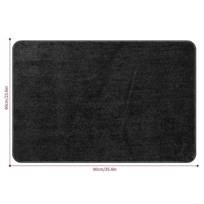 Vinsani Bath Mat Non Slip Bathroom Mat Thickened Fluffy Microfiber