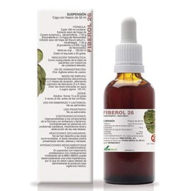 Soria Natural FIBEROL 26 - Medicamento Herbolario - 50 ml - Uso Medicinal
