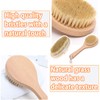 2Pcs Back Brush, Dry Brush, Dry Brushing Body Brush Soft