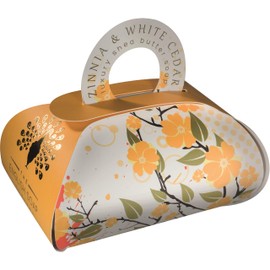 The English Soap Company, Large Gift Bag Bath Soap, Zinnia and White Cedar, 260g