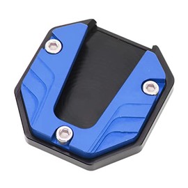 Motorcycle Stand Plate, Universal Side Stand Extension Plate Made of Aluminium Alloy, High Strength Upholstery Support Accessories for Parking on Hot Asphalt, Grass, Soft Ground