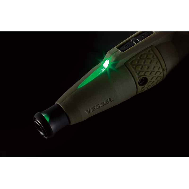 Vessel Electric Ball Grip Driver, Limited Color (Dull Green), Includes