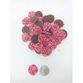 Valentine Nonpareils Dark Chocolate Candy nonpareil 1 pound