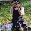 LABRIMP Small Camera Bag with Handle Durable Zipper Case for
