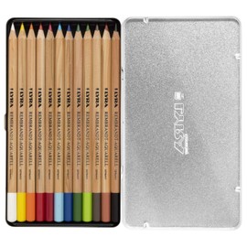 LYRA Rembrandt Aquarell Artists' Colored Pencils, Set of 12 Pencils, Assorted Colors (2011120)