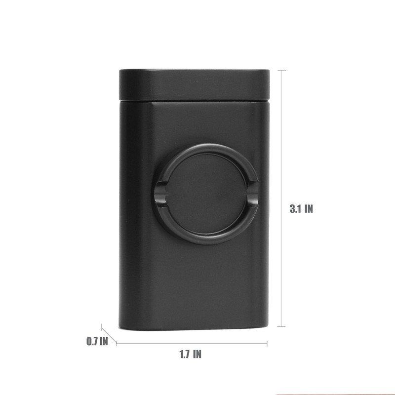 Portable Grinder with Large Capacity Storage Container for Kitchen, Black