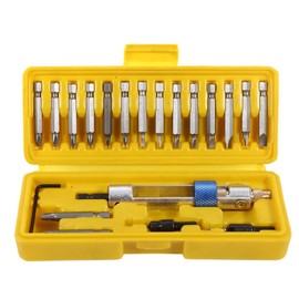 Yosoo Drill Driver Screwdriver, 2 in 1 Drill Flip Drill Bit Driver Combo Bit Set Driver Accessory Kit Revolving Head with Different Kinds of Bits
