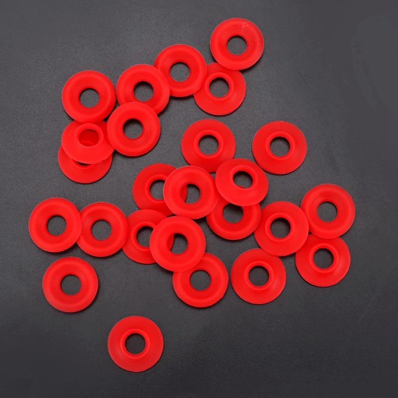 25PCS Silicone Rubber Gaskets Washer, Water Bottle Top Lid Gasket
