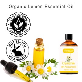 Lemon Essential Oil 1 Oz, Lemon Oil for Massage, Face, Skin & Diffuser and Aromatherapy 30 mL