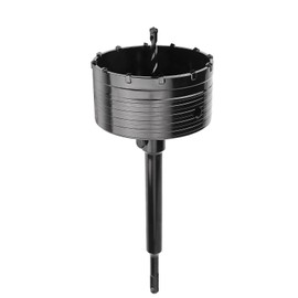 120mm / 4-3/4 inch Concrete Hole Saw with 220mm SDS Plus Connecting Rod, Cement Hole Saw for Concrete Cement Brick Wall Stone, Black (120mm (4-3/4 inch))