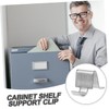 LIFKOME 10Pcs Shelf Clips for File Cabinets Sturdy Support Clips
