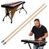 1 Pair Carillon Mallets Metal Head Maple Wooden Handle Tremolo