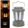 Camping Lantern Solar Powered USB Rechargeable Stepless Dimmable Retro Style