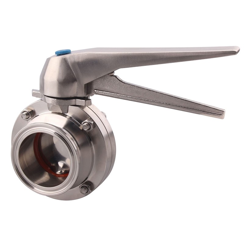 DERNORD Butterfly Valve with Trigger Handle Stainless Steel 304 Tri