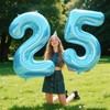 40 Inch Number 5 Balloon Jumbo Dark Blue Digit Foil
